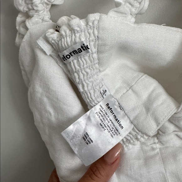 Reformation Linen Crop Top - Picture 3 of 4